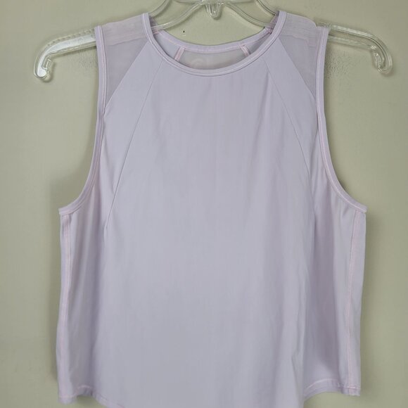 Lululemon Sculpt Cropped Tank Top Mesh Back Lightweight Workout Tank - Picture 3 of 8